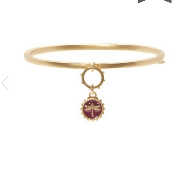 Vince Camuto Dragonfly charm gold bracelet - Picture 1 of 4
